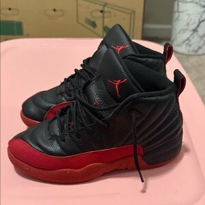 Jordan Kids Sneakers Black with Red Accents